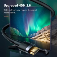 Cáp HDMI siêu bền Baseus Cafule HDMI Cable 4K-60Hz/18Gbps