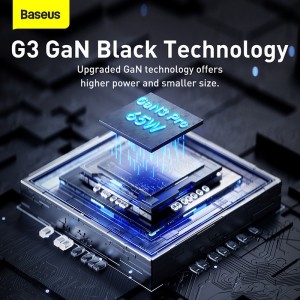 Bộ sạc nhanh  65W đa năng  tích hợp dây nguồn nối dài Baseus GaN3 Pro