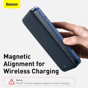 Sạc Dự Phòng Sạc Nhanh Không Dây Baseus Magnetic Wireless Fast Charging Power bank 10000mAh 20W