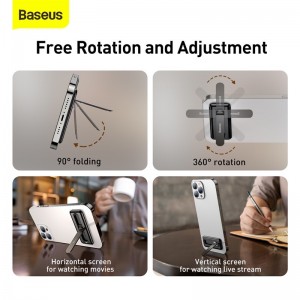 Giá đỡ gắn mặt lưng điện thoại  gấp gọn Baseus Foldable Bracket