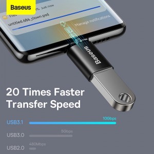 Đầu chuyển Type C to USB 3.1 tốc độ cao Baseus Ingenuity Series Mini OTG Gen2