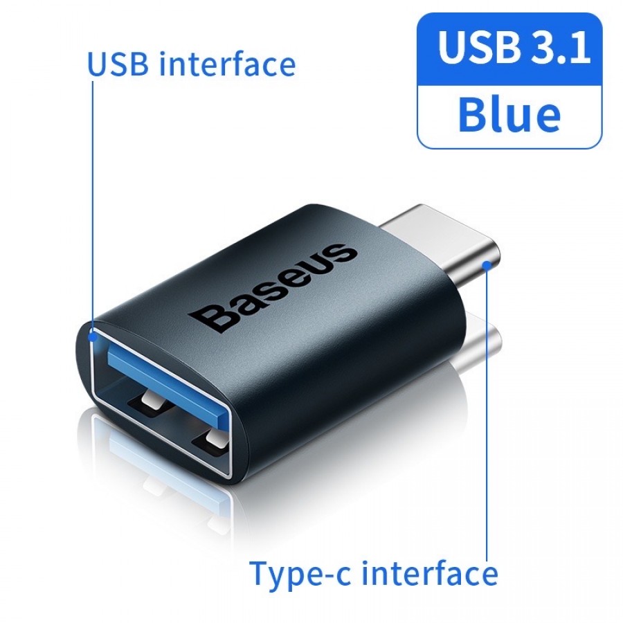 Đầu chuyển Type C to USB 3.1 tốc độ cao Baseus Ingenuity Series Mini OTG Gen2