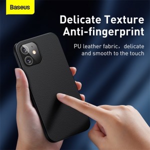 Ốp lưng iPhone da PU cao cấp tích hợp nam châm sạc không giây Baseus Original Magnetic Leather Case
