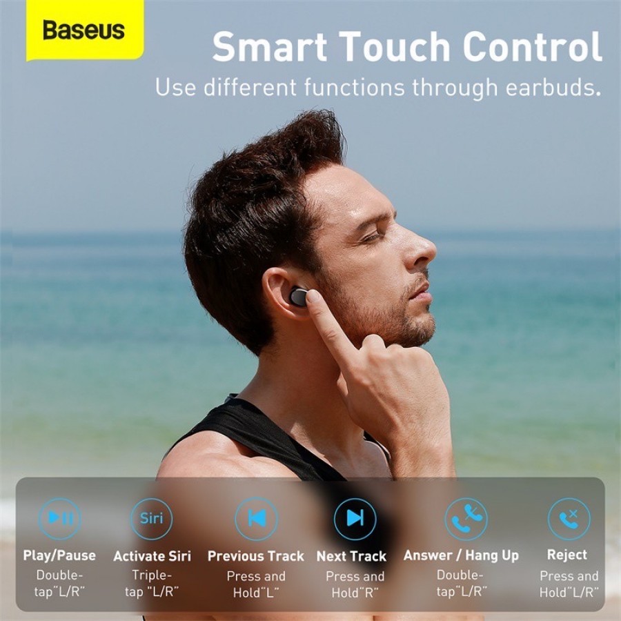 Tai Nghe không dây kết nối Bluetooth Baseus W11 TWS True Wireless Earphones