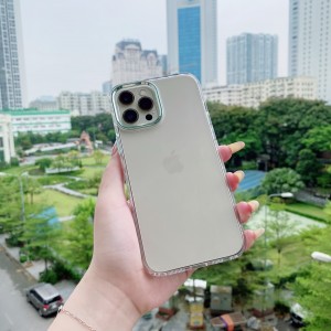 Ốp Lưng  iPhone Trong Viền Xi Màu Camera Chính Hãng Earldom