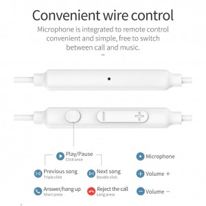 Tai nghe chân 3.5mm Hoco M55 chính hãng