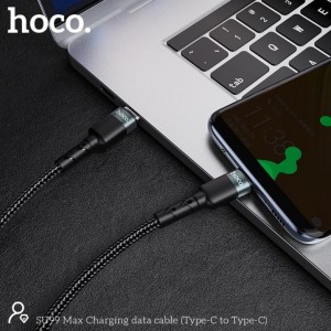 Cáp sạc nhanh Type C to Type C Siêu bền Hoco SU99 Max