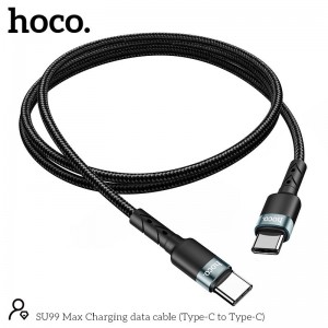 Cáp sạc nhanh Type C to Type C Siêu bền Hoco SU99 Max