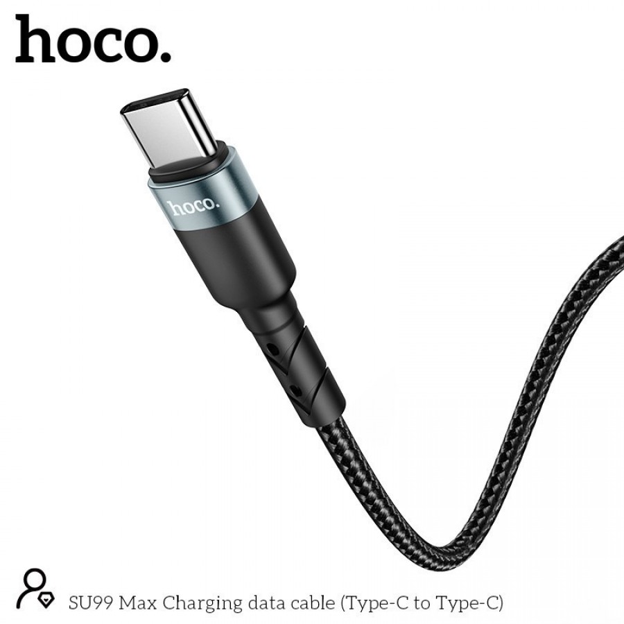 Cáp sạc nhanh Type C to Type C Siêu bền Hoco SU99 Max